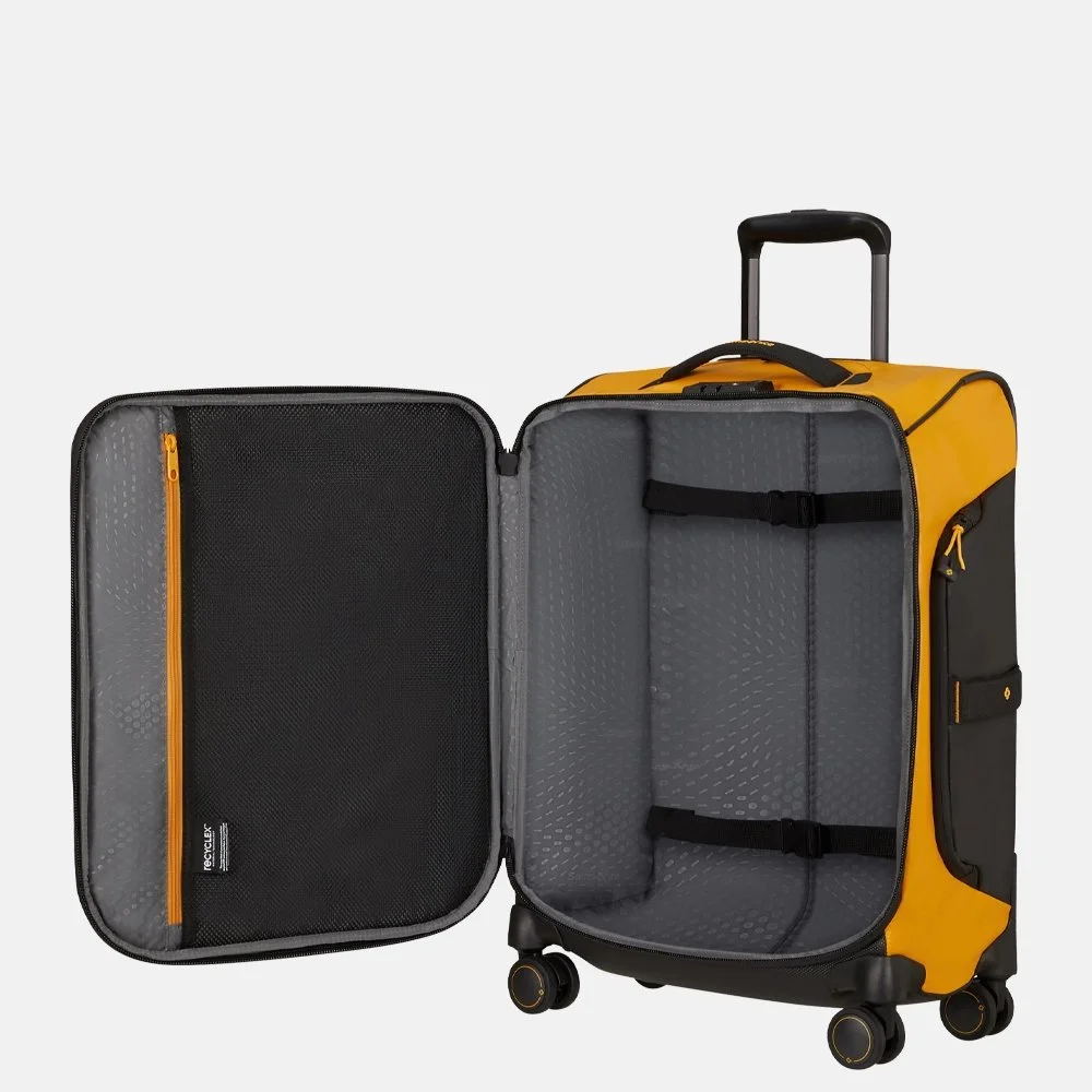 Samsonite Ecodiver Handbagage Koffer 55 Cm TSA Yellow 017878 Geel